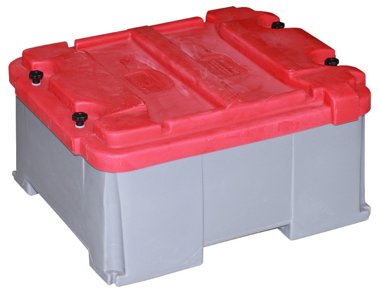 Бокс для двух аккумуляторных батарей, 505х455х245 мм, арт. 10253695,          Osculati 