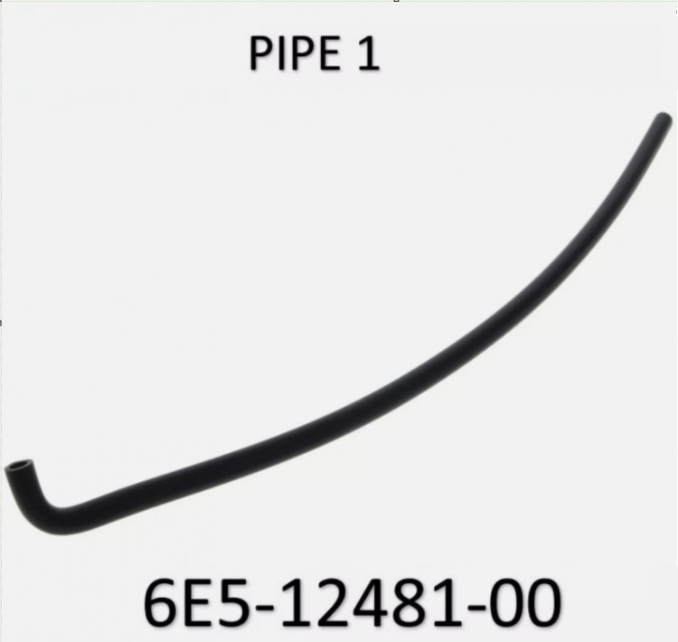 Трубка подогрева карбюраторов Yamaha 40-140;F6-9,9 (Япония), арт. 6E5-12481-00,          Nano Protech 