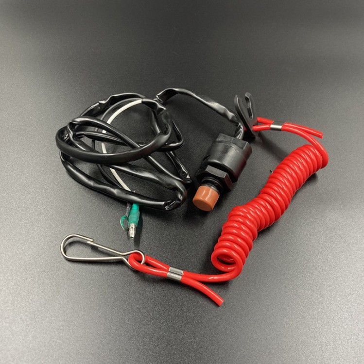 Кнопка аварийной остановки двигателя с чекой Yamaha 9.9-250, F4-350 (PREMARINE), арт. 66T-82575-01-K,          PREMARINE 