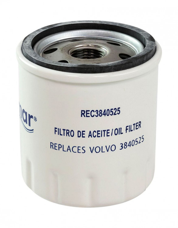 Фильтр маслянный Volvo Penta D1-30/D2-40-75/MD2030-40, Recmar, арт. 3840525_RM,          Recmar 