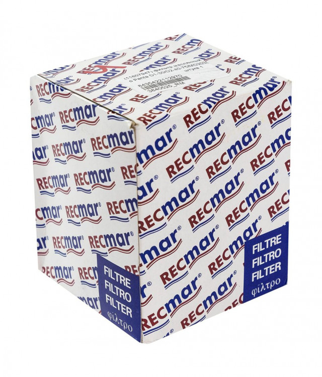 Фильтр маслянный Volvo Penta D1-30/D2-40-75/MD2030-40, Recmar, арт. 3840525_RM,          Recmar 