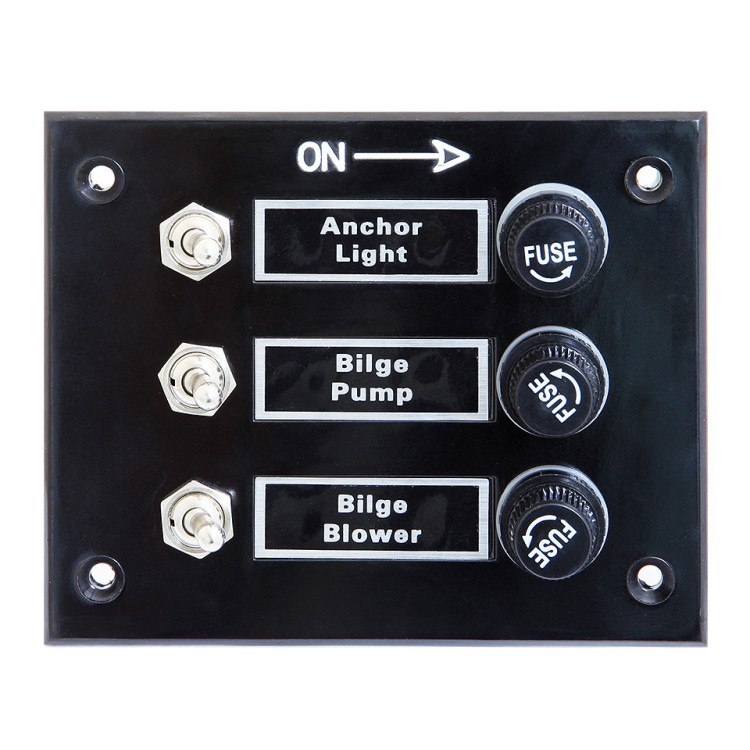 Панель выключателей, 3 тумблера, 3 плавких предохр, арт. 10006050,          TMC 