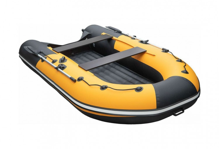 Надувная лодка ПВХ, Ривьера Компакт 3600 НДНД Комби, оранжевый/черный, арт. 00201370,          Мастер лодок 