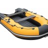 Надувная лодка ПВХ, Ривьера Компакт 3600 НДНД Комби, оранжевый/черный, арт. 00201370,          Мастер лодок 