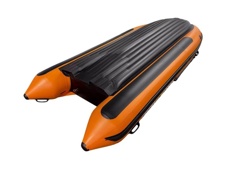 Надувная лодка ПВХ, SOLAR-420 Strela Jet tunnel, оранжевый, арт. SLR420jet_strela_orange,          SOLAR 