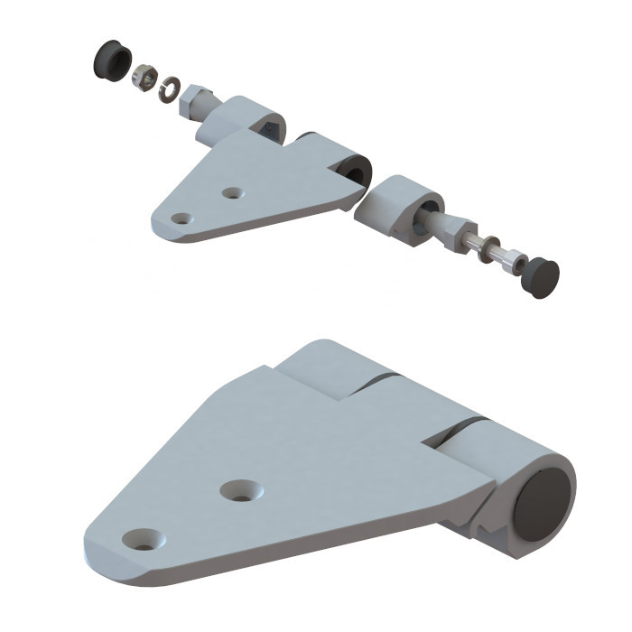 Люк палубный безрамный Пеликан 425x425 R75, арт. 030811T,          Техномарин 