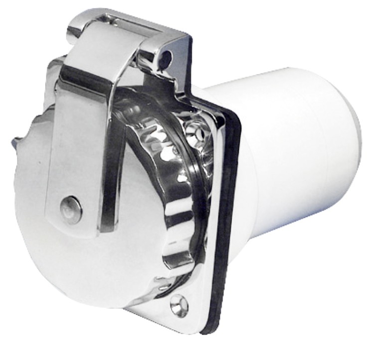 Розетка электрическая брызгозащищенная, 50 A, арт. 10236943,          Osculati 