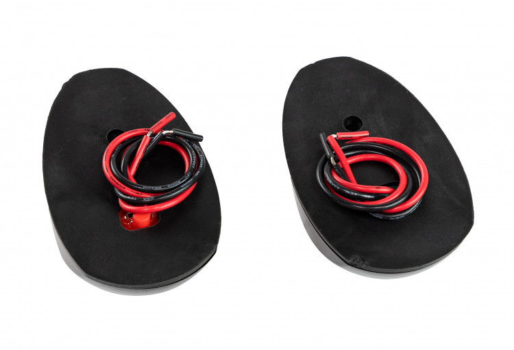 Огни ходовые светодиодные, черный корпус, комплект, арт. C91106PBB,          Easterner 