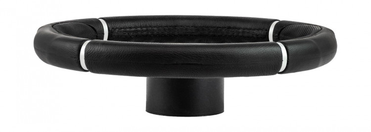 Рулевое колесо ORION обод черный, спицы серебряные д. 340 мм, арт. VN934122-01,          Volanti Luisi 