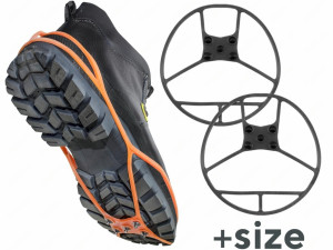 Ледоступы для обуви "круглые" XL || M72/коричневый || С 39 по 45 размеры , 45-00-004-poly 