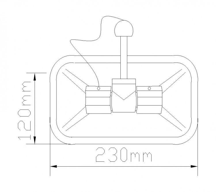 Уключина в сборе тип a, черная, арт. SSCL00010100-1-2,          Sun Selection  Уключина в сборе тип a, черная, арт. SSCL00010100-1-2,          Sun Selection