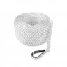 Трос (конец) якорный  трёхпрядный, 12мм*30м, нейлон, белый, SK-TAN3ST1230W-ts, арт. SK-TAN3ST1230W-ts,          Skipper 