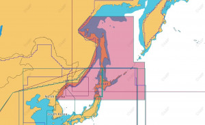 Карта C-MAP MAX-N+ Wide, острова Хоккайдо и Сахалин