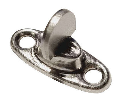 Застежка тентовая поворотная c панелькой, нержавеющая сталь, Osculati, арт. 10-455-02-C01,          Osculati 