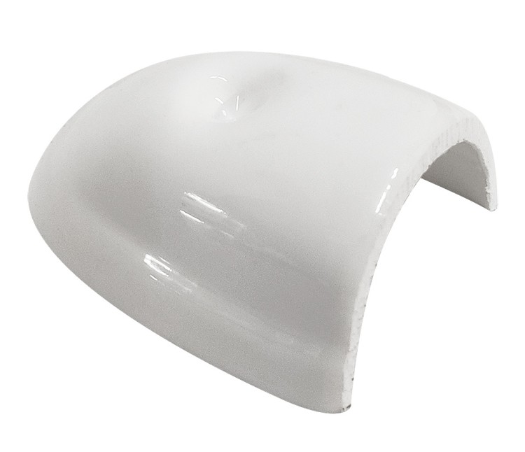 Торцевая накладка для привального бруса 30 мм, белая, арт. 10249338,          Tessilmare 