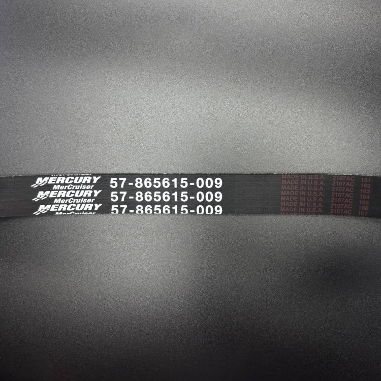 Ремень обводной (поликлиновой) MERCRUISER 4.3/5.0/5.7/6.2L (57-865615009) (Quicksilver), арт. 57-865615009,          MERCURY 