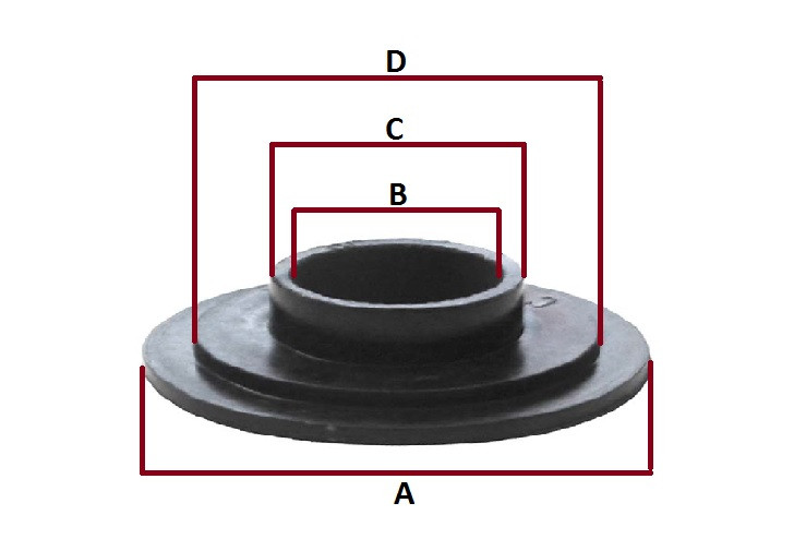 Втулка пластмассовая для катка 04-116-50, арт. 04-116-50,          SPI 