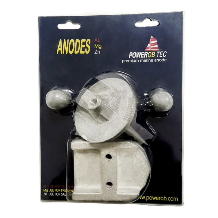 Комплект анодов Skipper для Mercury Alpha One, цинк цинк, арт. SKPBALPHAGEN1KITZ-ts,  