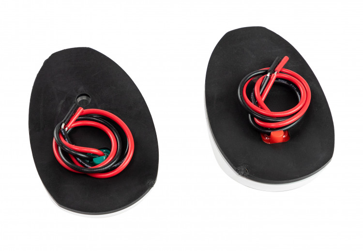 Огни ходовые светодиодные, белый корпус, комплект, арт. C91106PWB,          Easterner  Огни ходовые светодиодные, белый корпус, комплект, арт. C91106PWB,          Easterner