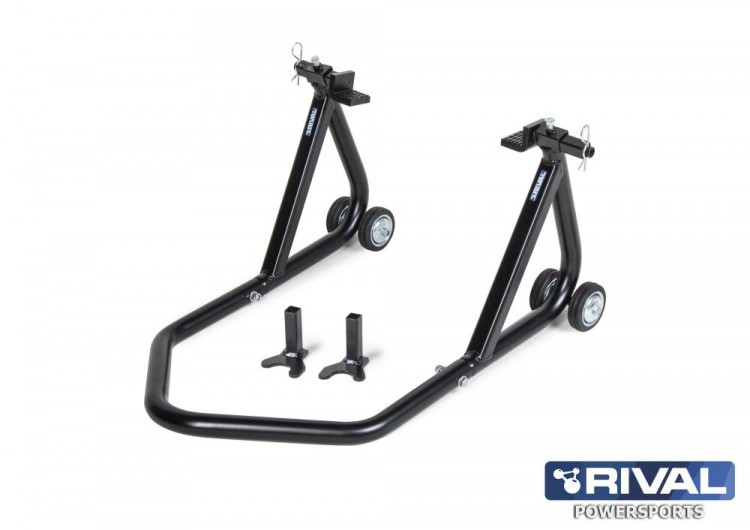 Мотоподкат задний разборный универсальный + комплект крепежа, арт. 444.0088.1-riv,          Rival 
