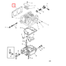 Прокладка карбюратора паронитовая MERCURY 135-225 (Quicksilver), арт. 828292, MERCURY Прокладка карбюратора паронитовая MERCURY 135-225 (Quicksilver), арт. 828292, MERCURY