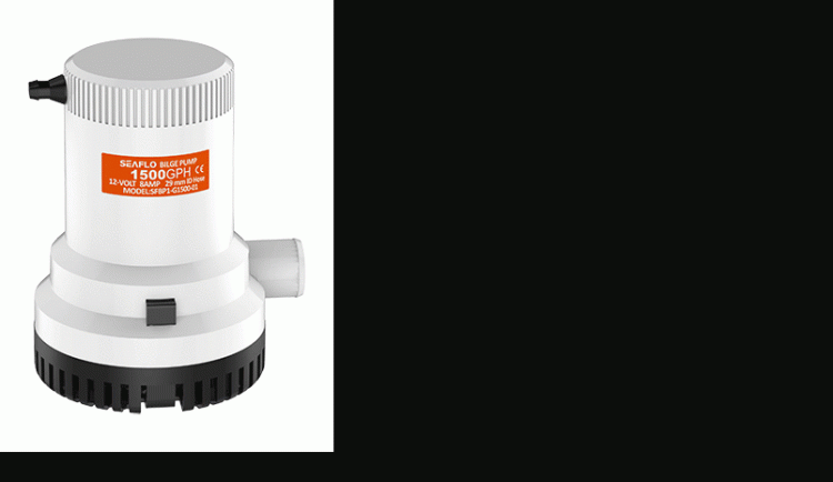 Помпа осушительная 12 В, 1500GPH (5677,5 л/час), SeaFlo, арт. SFBP1G150001,          SeaFlo 