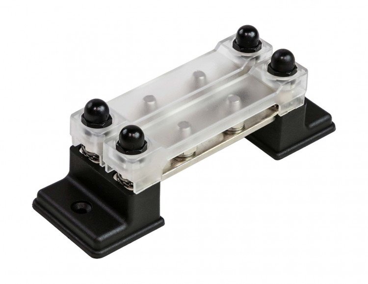 Колодка распределительная электромонтажная с защитной крышкой, 2 планки по 4 контактов, арт. MR322DC,          Marine Rocket 