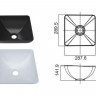 Акриловая раковина 287,6х289,5х141,9/127,2, черная, Marine Rocket, арт. MR-AS01B, MARINE ROCKET Акриловая раковина 287,6х289,5х141,9/127,2, черная, Marine Rocket, арт. MR-AS01B, MARINE ROCKET