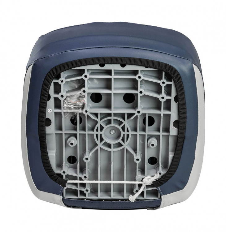 Кресло складное мягкое FISH PRO, цвет серый/синий, арт. MR10300GB,          Marine Rocket 