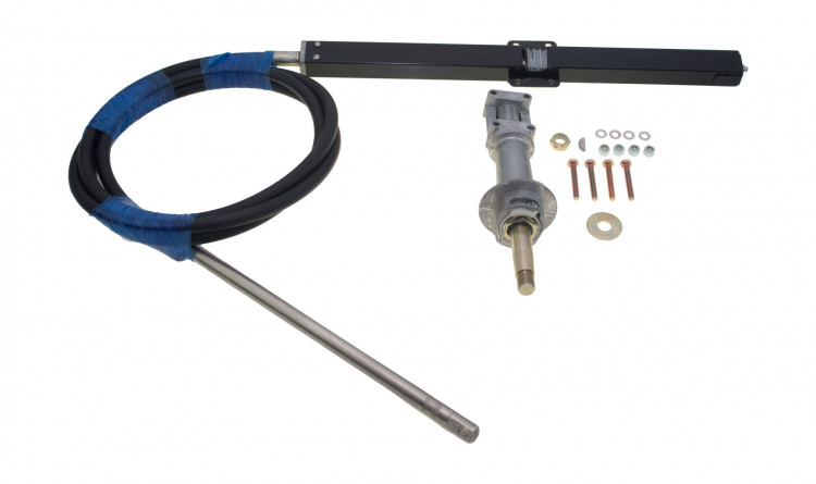 Редуктор рулевой реечный с тросом 17 футов (5,18 м), арт. 310017,          PRETECH 