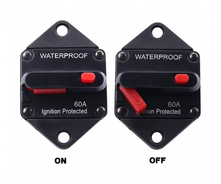 Предохранитель автоматический 60 А, арт. 4620136056991,          MARINE ROCKET 