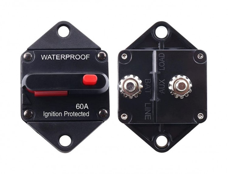 Предохранитель автоматический 60 А, арт. 4620136056991,          MARINE ROCKET 