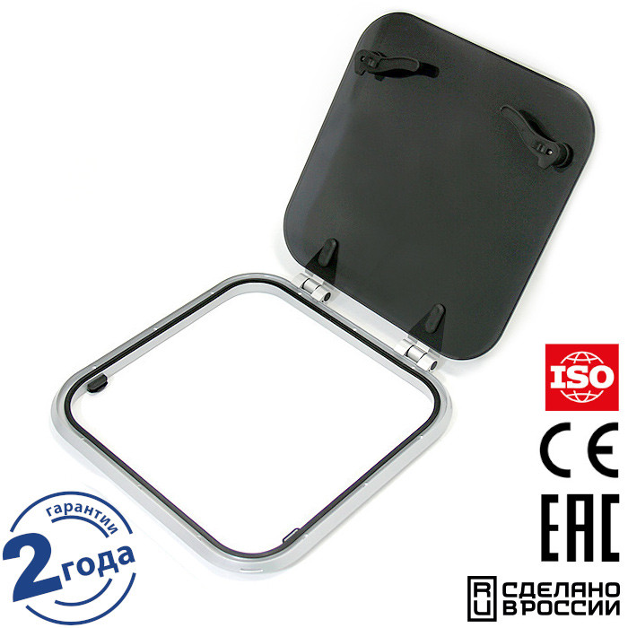 Люк палубный безрамный Пеликан 522x522 R75, арт. 030813T,          Техномарин 