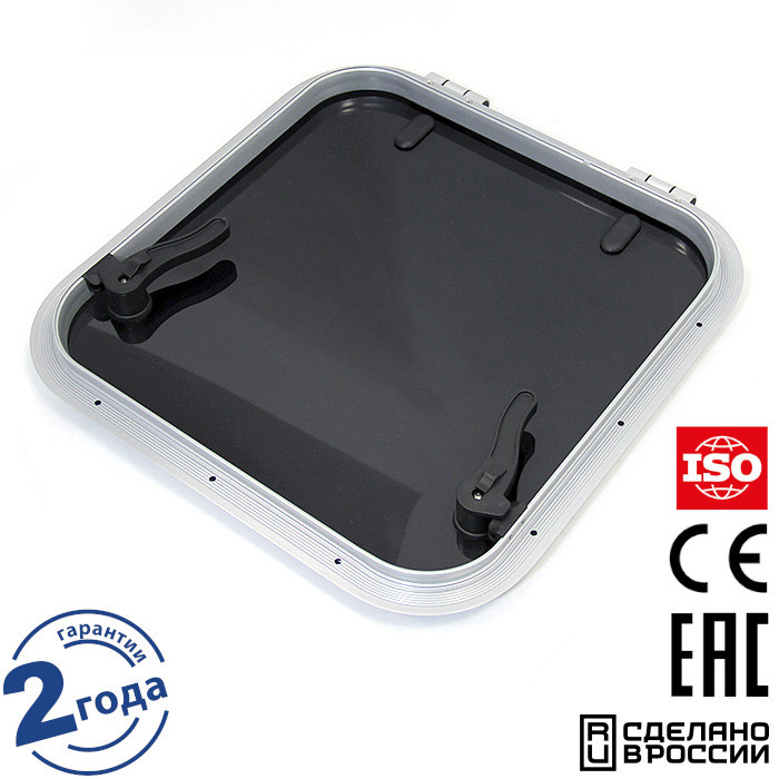 Люк палубный безрамный Пеликан 522x522 R75, арт. 030813T,          Техномарин 