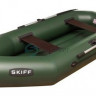 Надувная лодка ПВХ Skiff 280 НД, зеленый, SibRiver 