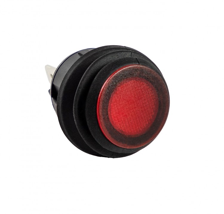 Переключатель двухпозиционный ON-OFF 12В/21А 4Р с подсветкой, арт. 10119-02,          AAA  Переключатель двухпозиционный ON-OFF 12В/21А 4Р с подсветкой, арт. 10119-02,          AAA