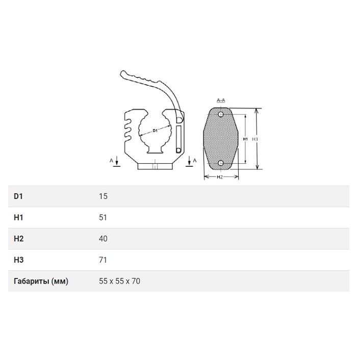 Крепеж универсальный , арт. 33-20-0137-poly,          Полиуретан 