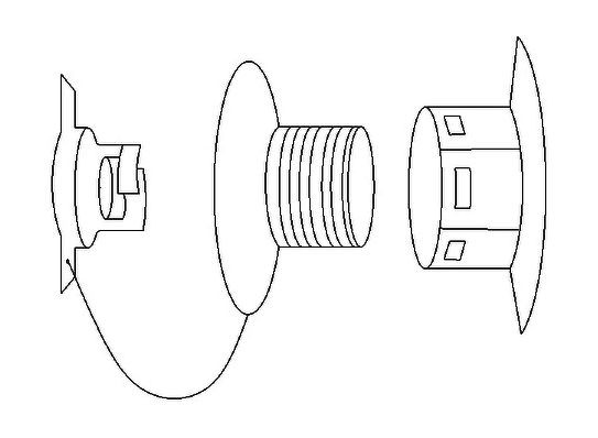 Клапан воздушный для лодки ПВХ, Suzumar/Forward, арт. SSCL00009106,          Sun Selection 