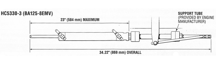 Гидроцилиндр «SeaStar» HC5330, арт. 10237285,          SeaStarSolutions 