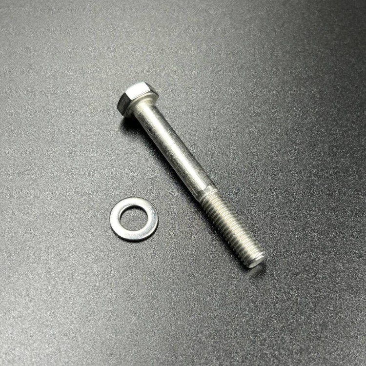 Болт с шайбой M6x50 крышки румпеля Yamaha 25-30 (YUELANG), арт. 97595-06550,          Nano Protech 