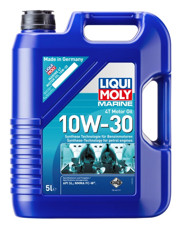  НС-синт. мот.масло д/лодок Marine 4T Motor Oil 10W-30 SM (5л), арт. 25023,          Liqui Moly 