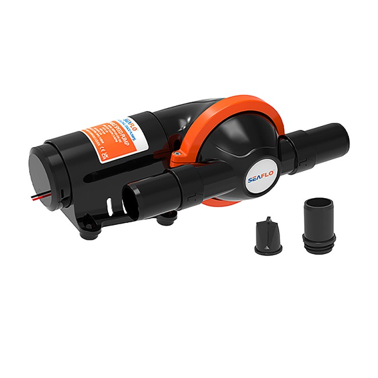 Диафрагменная помпа для сточных вод, 12 В, 19 л/мин (SFMTP1-07), арт. 10270437,          SeaFlo 