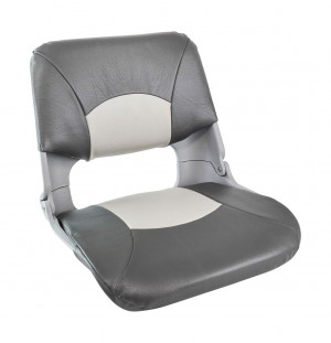 Кресло складное мягкое SKIPPER, серый/темно-серый