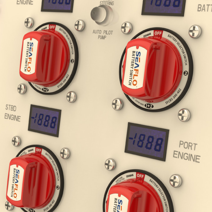 Переключатель батарей SEAFLO (до 32В), арт. SFCBS-300-402,          SeaFlo 