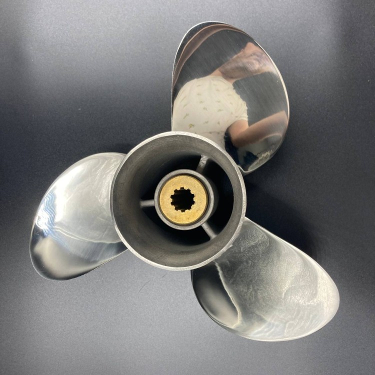 Гребной винт Suzuki DT9.9A-DT15A, DF9.9B, DF8A-20A (3x9-1/4x10) (Сталь), арт. 58100-93733-019-SS-K,          YHS 