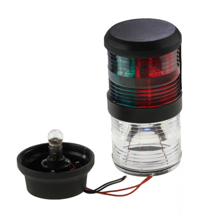 Огонь ходовой комбинированый (топовый, красный, зеленый), арт. LPNVGFL00281,          GUMN YIE 