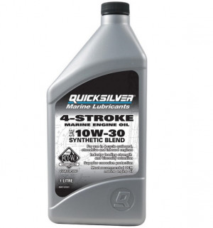 Полусинтетическое моторное масло Quicksilver FCW® 10W30, 1 литр 