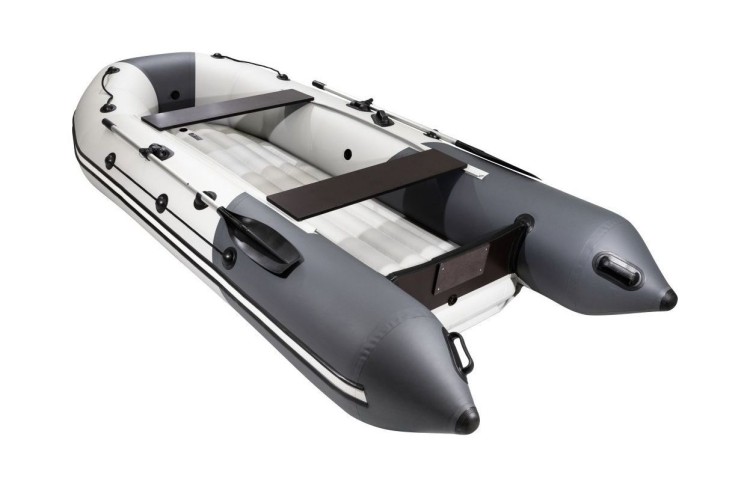 Надувная лодка ПВХ, Таймень NX 3800 НДНД PRO, бронь, светло-серый/графит, арт. 00201373,          Мастер лодок 