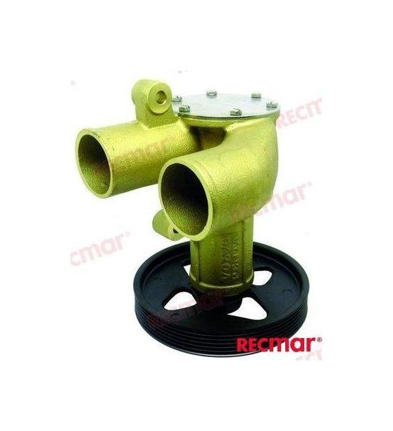 Помпа водяная Volvo Penta D4-225\260\300, Recmar, арт. 21419374_RM,          Recmar 