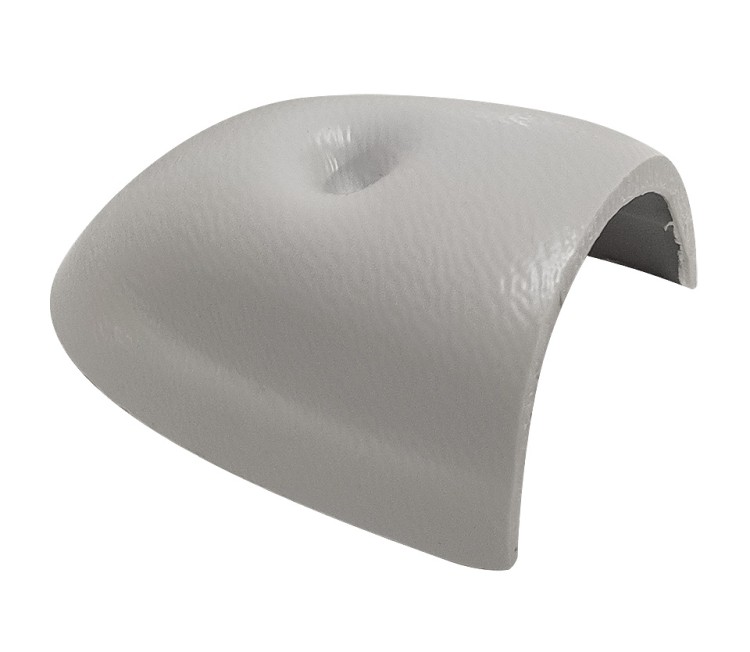 Торцевая накладка для привального бруса 30 мм, серая, арт. 10249340,          Tessilmare 